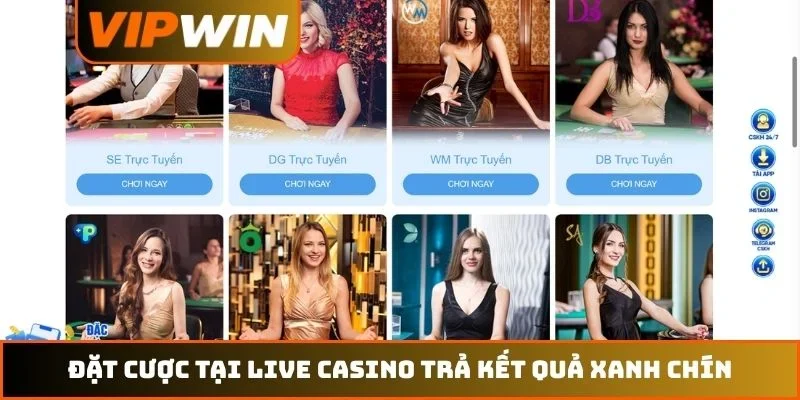Trang chủ 16 Đặt cược tại live casino trả kết quả xanh chín